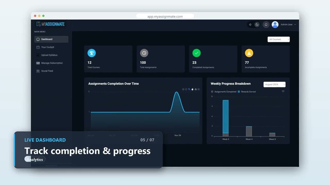 MyAssignmate — AI-Powered Academic Organization Platform